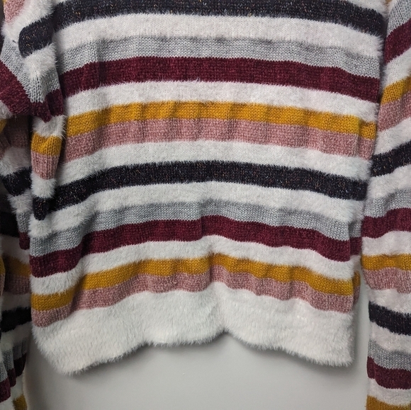 Cupcakes and Cashmere Rach Striped Sweater Sz M - Picture 9 of 12